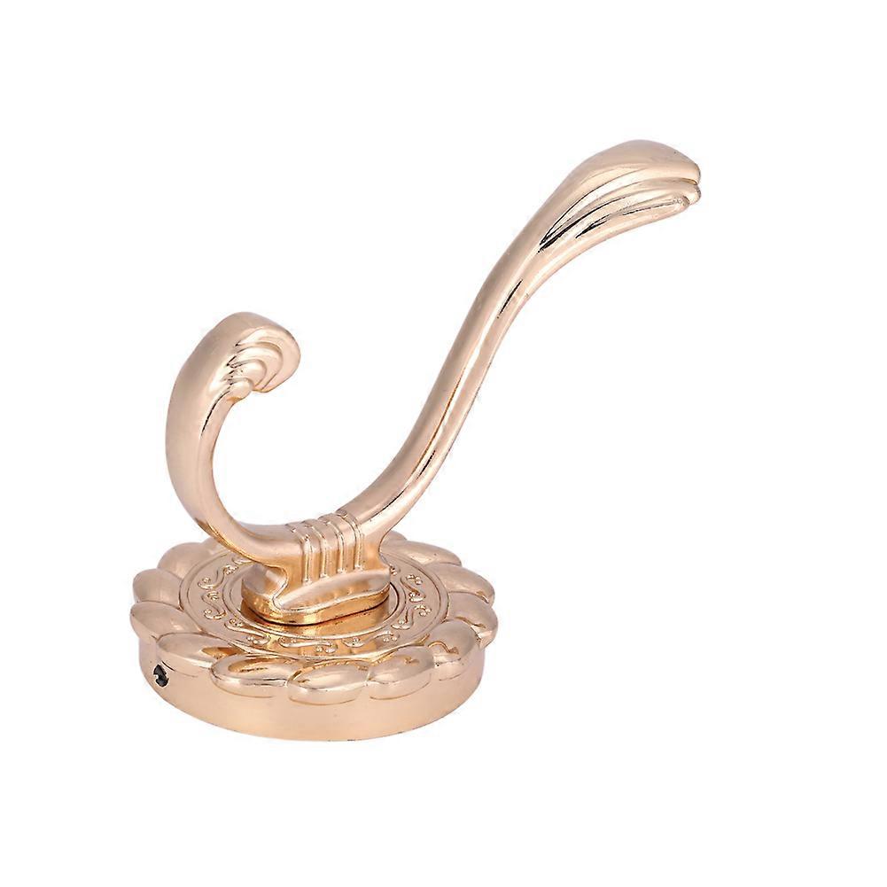 アンティークバスルームメタルドアタオルハンガーホルダー洋服コート帽子バッグフックウォールマウントゴールド