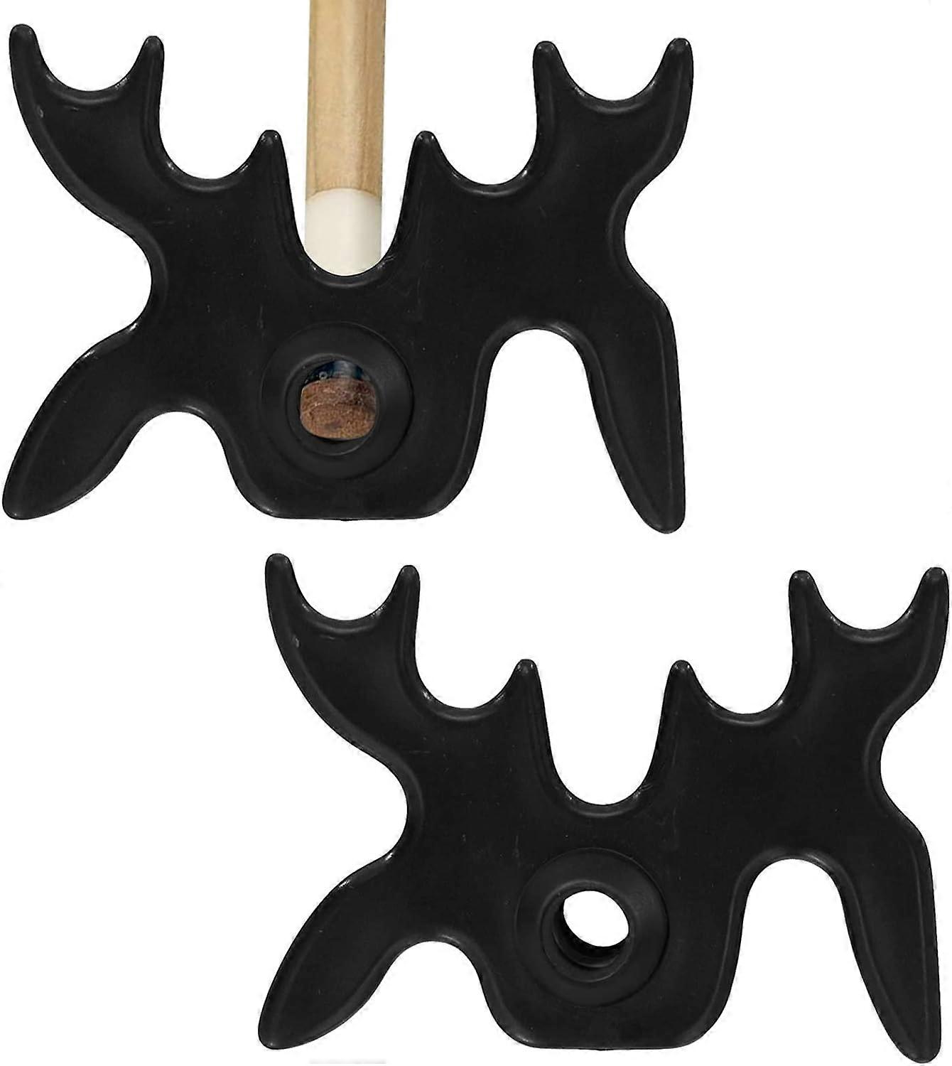 Cues Bridge, Snooker Billiard Bridge Head Rest, Pool Cue Stick Frame, Black, 2 PCS YDW