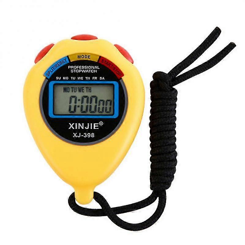 Portable Handheld Waterproof Digital Lcd Stopwatch Chronograph High Precision Professional Sports Training Stopwatch Timer-Good