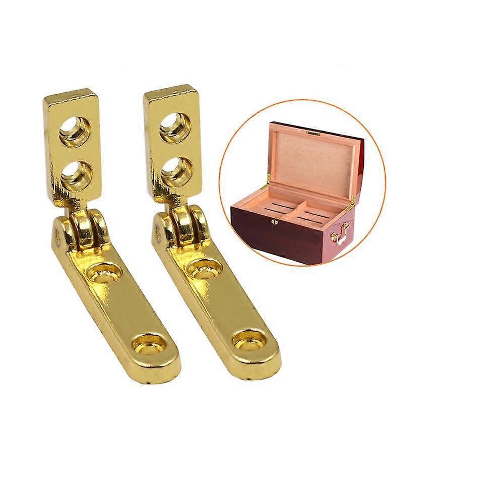 5pcs Antique Hinge 90 Degree L-shaped Support Spring Hinges Jewelry Box Hinge