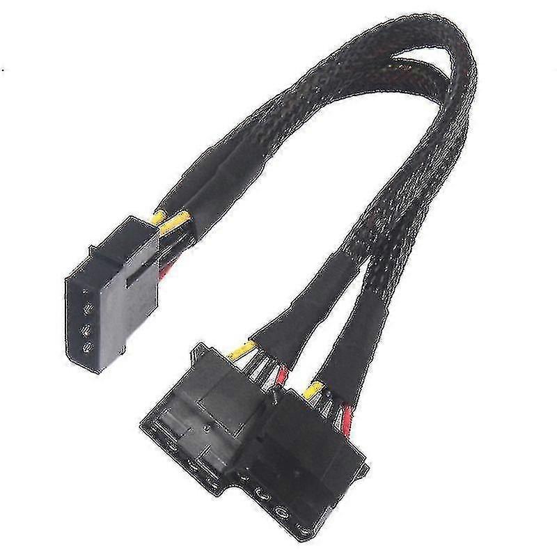 Durable 4pin D-type Port One-to-two Power Cord For Computer Host 7.87inch
