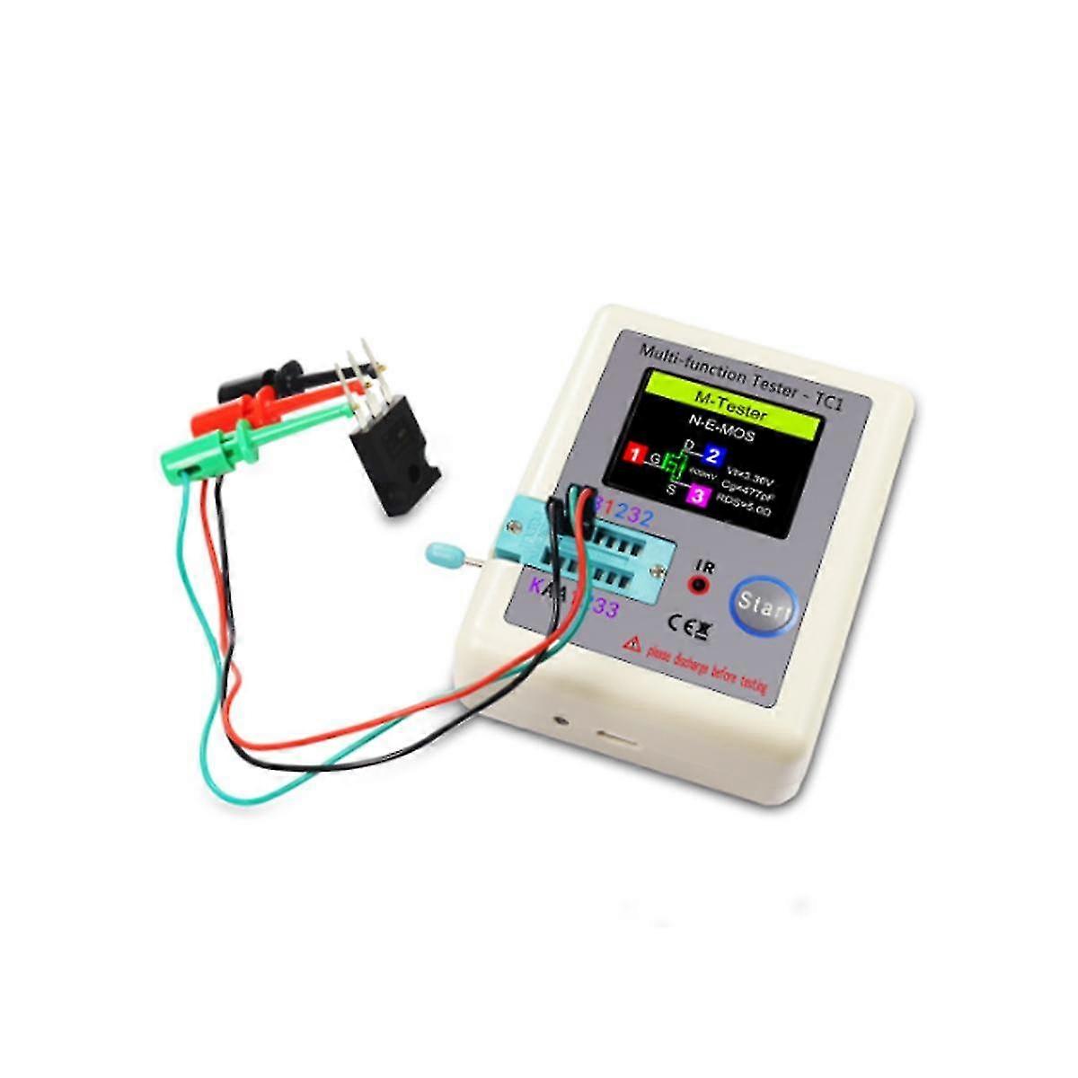 Lcr-tc1 Tc1 Display Multifunctional Tft Backlight Transistor Tester For Diode Triode Capacitor Resi