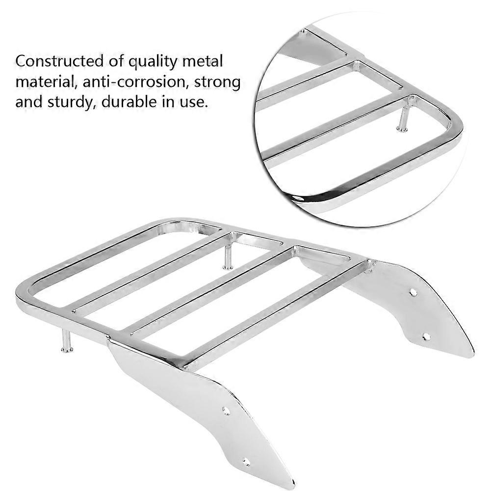 Motorcycle Bag HTT-MOTOR Motorcycle Chrome Sissy Bar Luggage Rack
