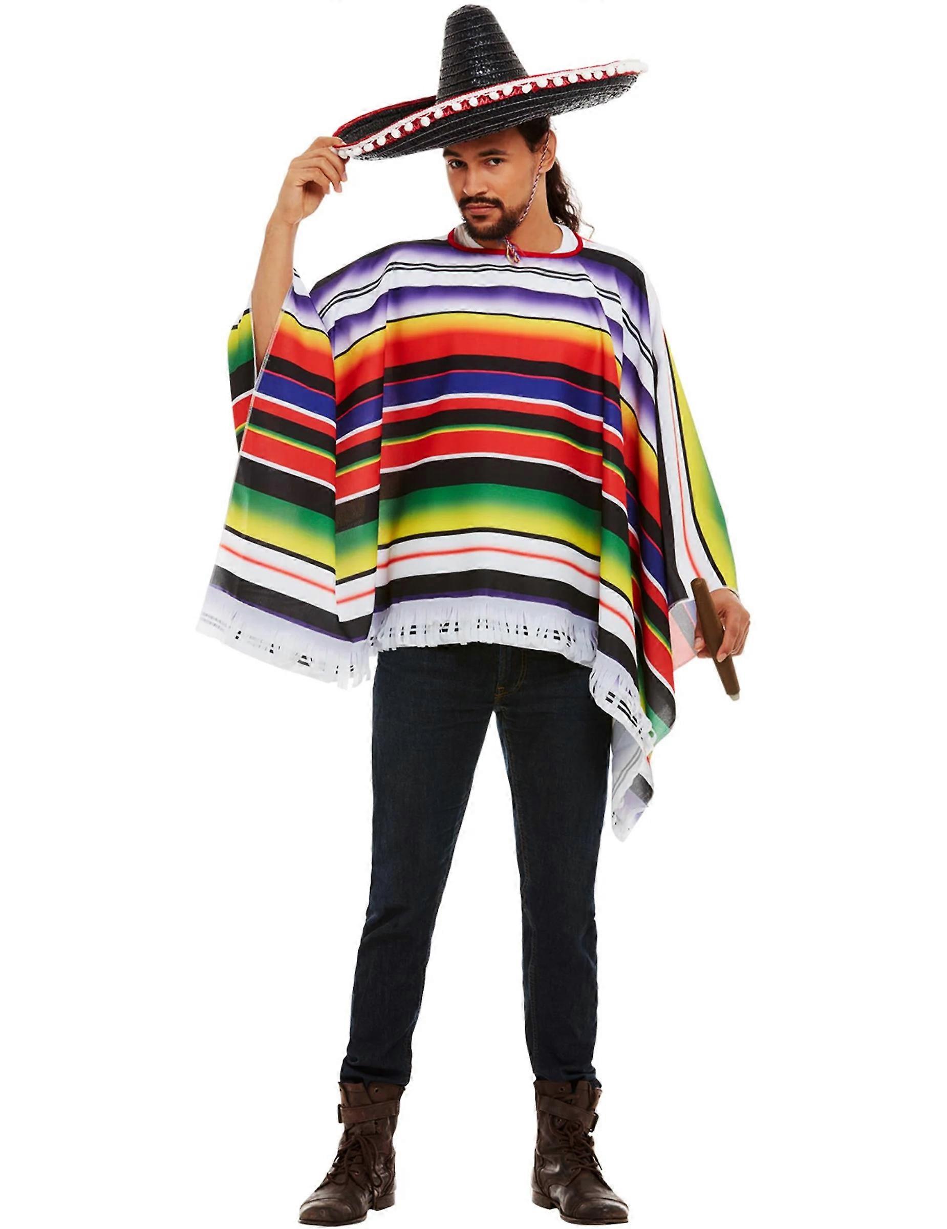 Men's Mexican Poncho
