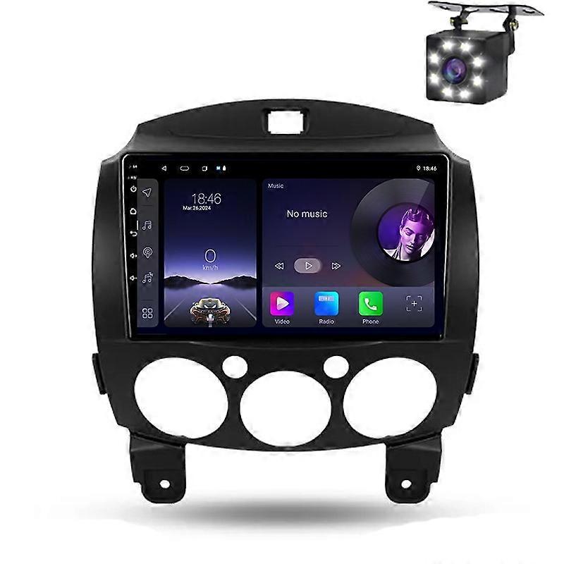 Car Radio Multimedia For Mazda 2 DE 2007 - 2014 Video Player Carplay Navigation