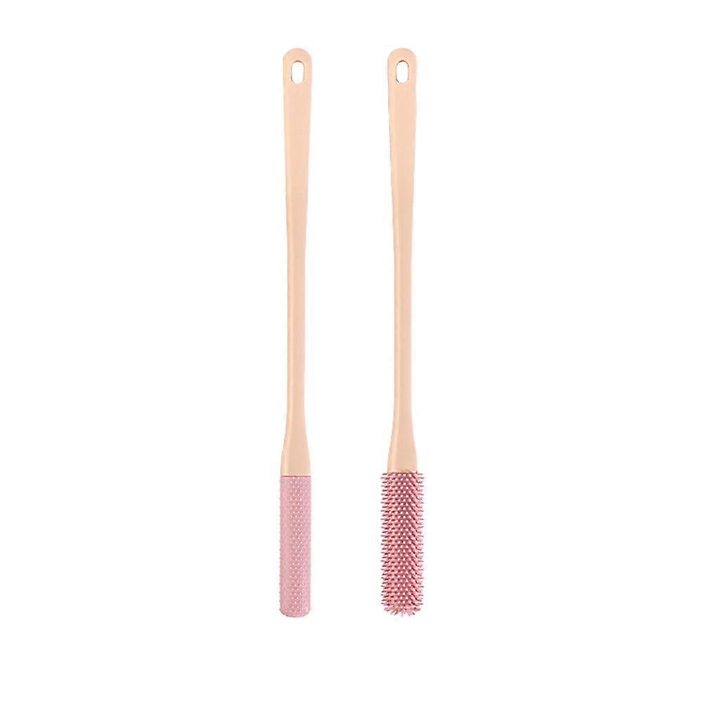 Toe Gap Cleaning Brush, Foot Scrubber in Shower, Long Handle Foot Exfoliating Brush