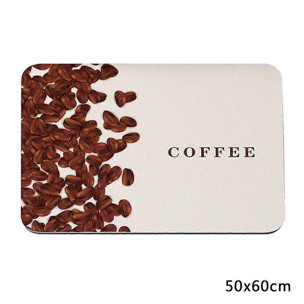 Kitchen Super Absorbent Draining Mat Anti-splash PVC Faucet Mat Thicken Waterproof Coffee Pad