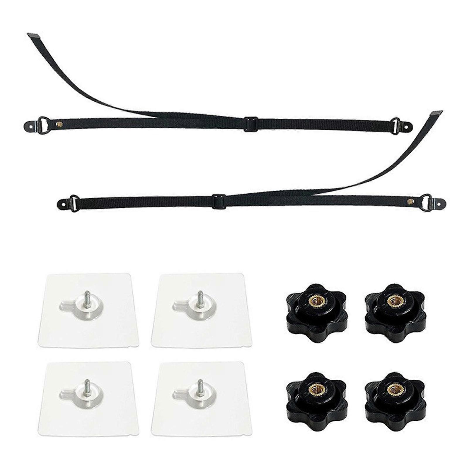 Heavy Duty TV Anti-Tip Dual Cable Set Prevent Furniture Falling Anchors Kit for Baby Proofing