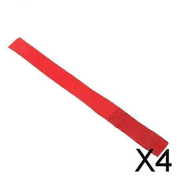 4xPolyester Red Winch Hook Pull Strap Universal ATV Parts 8cm/315 Inch