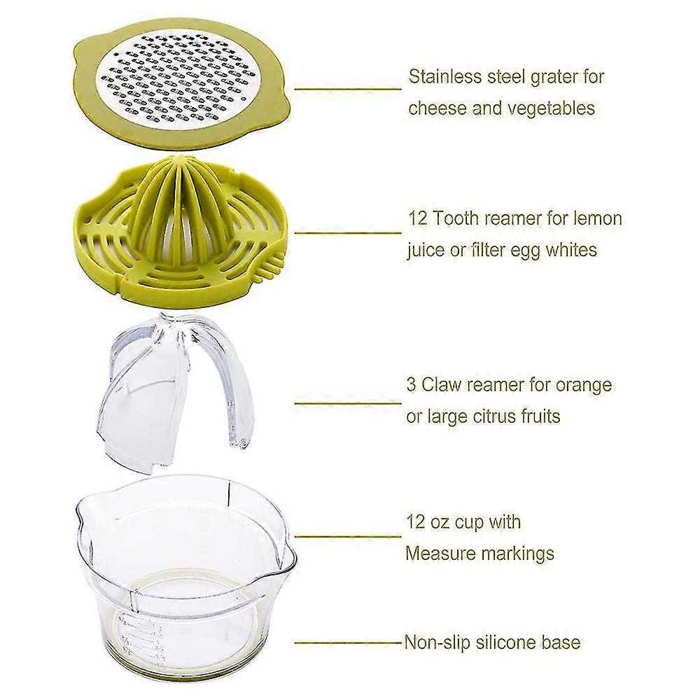 Manual Juicer Fruit Squeezer Lime Juicer With 400 Ml Container
