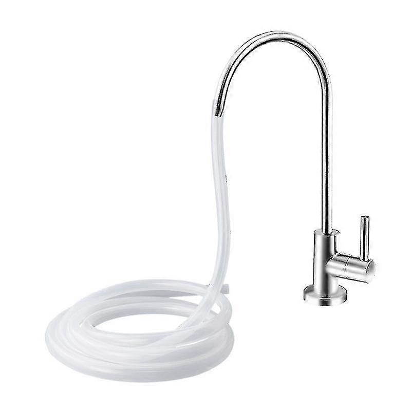 Two 2-point Faucet Extension Tube Silicone Transparent Hose