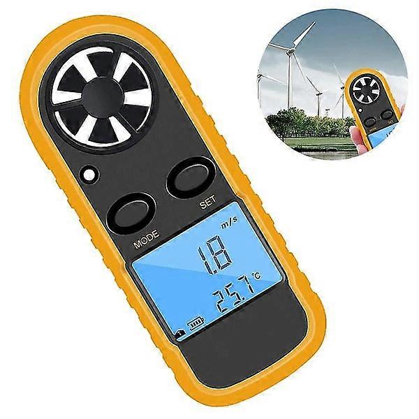 GM816 Digital Anemometer Handheld Wind Speed Gauge Meter with LCD Display