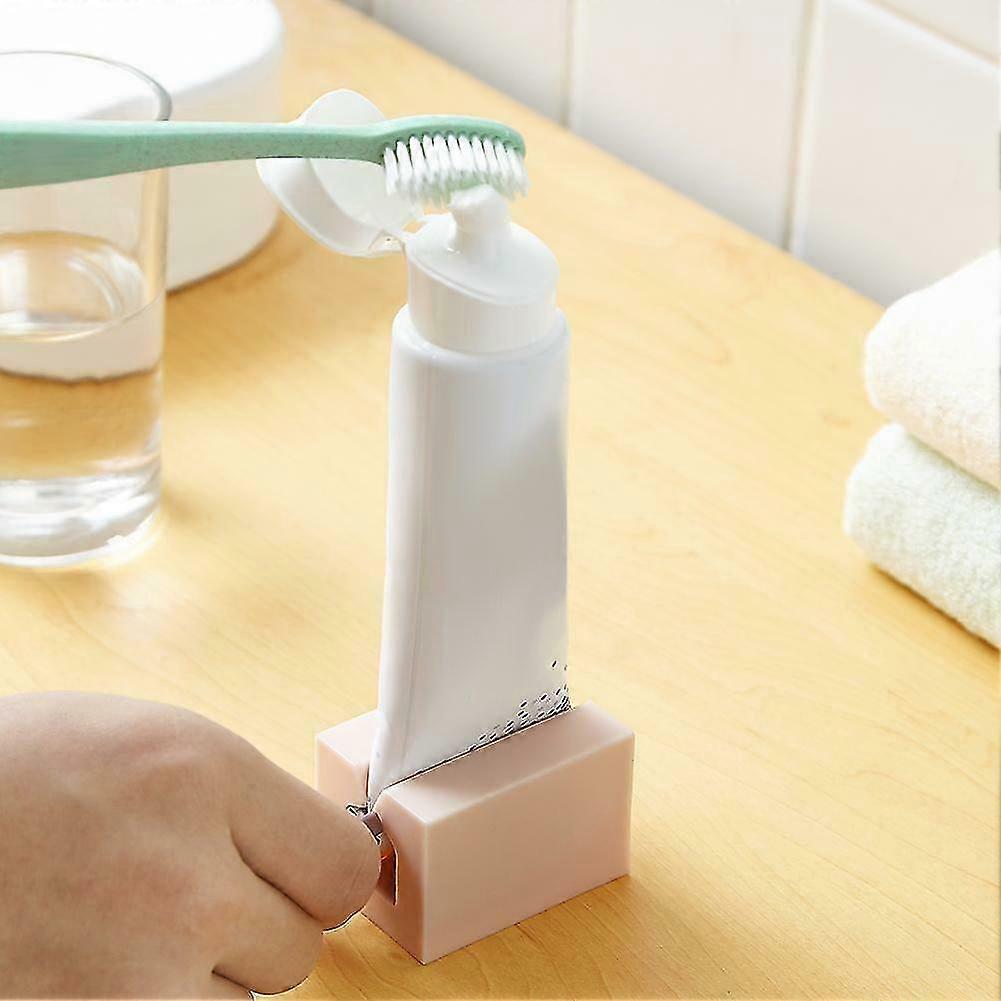 4pcs Multifunctional Toothpaste Tube Squeezer Plastic Tooth Paste Holder Dispenser