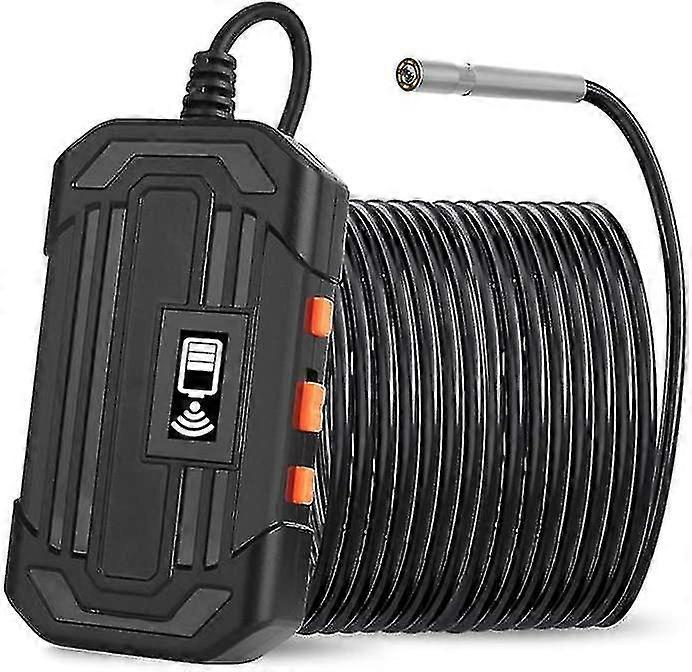 3.9mm Wifi Industrial Endoscope 1080p Hd Waterproof 6 Adjustable Led Lights Car Repair Hard Wire Snake Camera5m