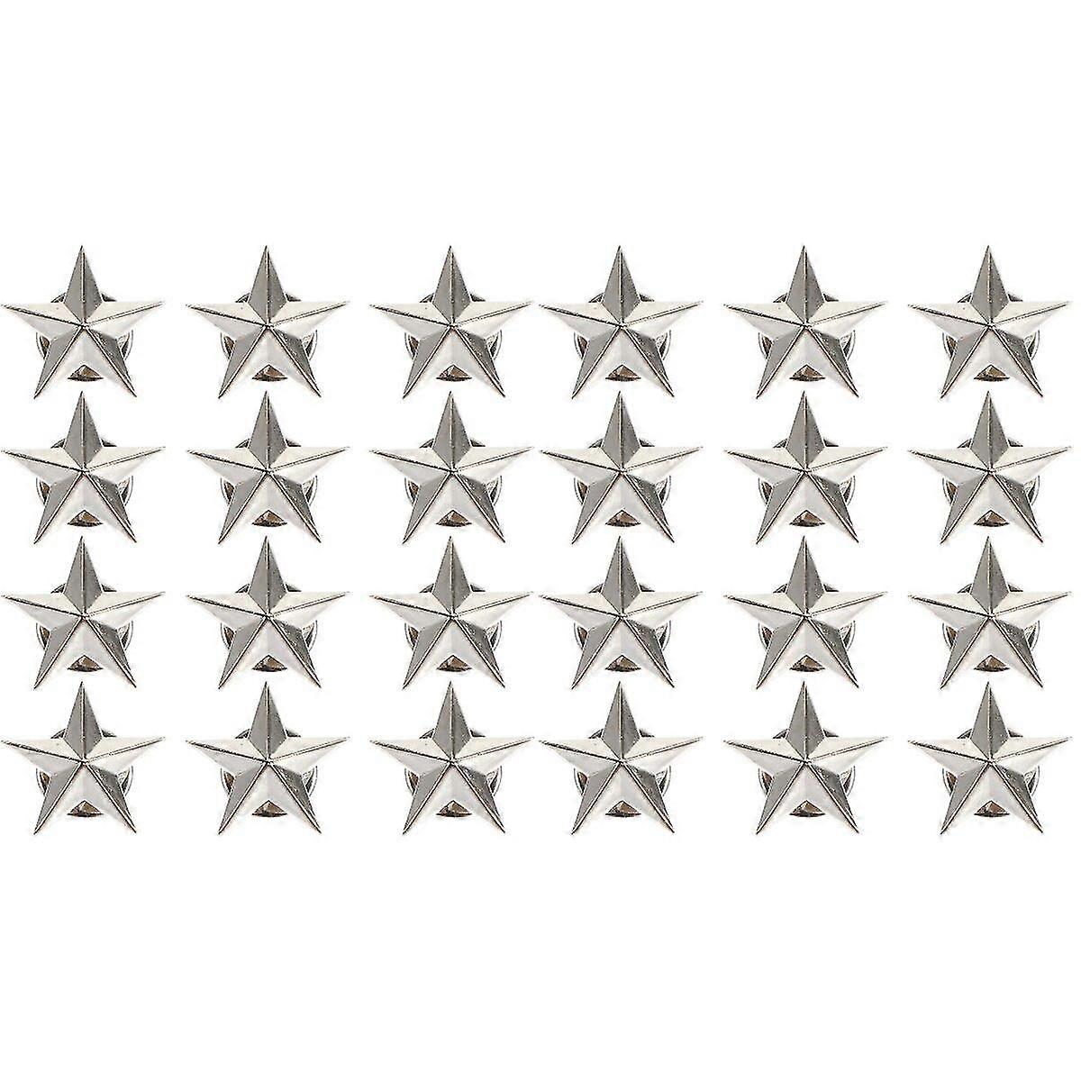 12db Star Shape jelvények lapel csapok star rating jelvények party jelmez dekorációk