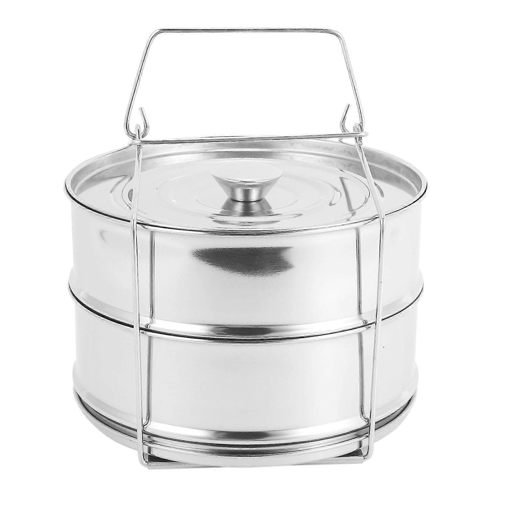 Stackable Steamer Insert Pans Pot In Pot For Pot 5 Litres Or More Pot Accessories - 2 Tier Intercha