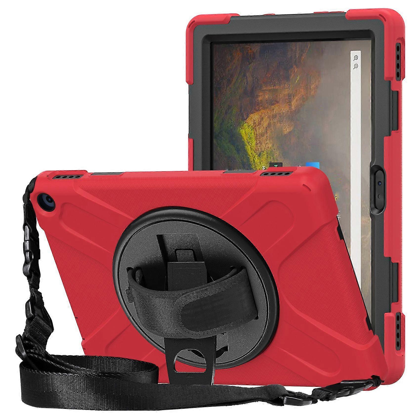 For Fire Hd 10plus 11th Generation (2021 Version) Hand Strap Strap Silicone Protective Case, 261x17