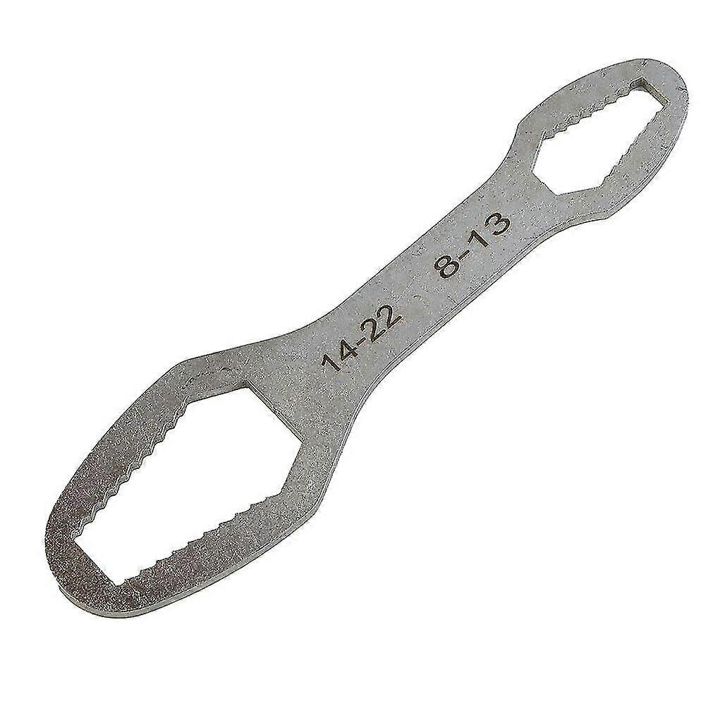 Ratchet Spanner Anti-rust Adjustable For Motorcycle Repairing Tool Universal. Silver)(1pcs)