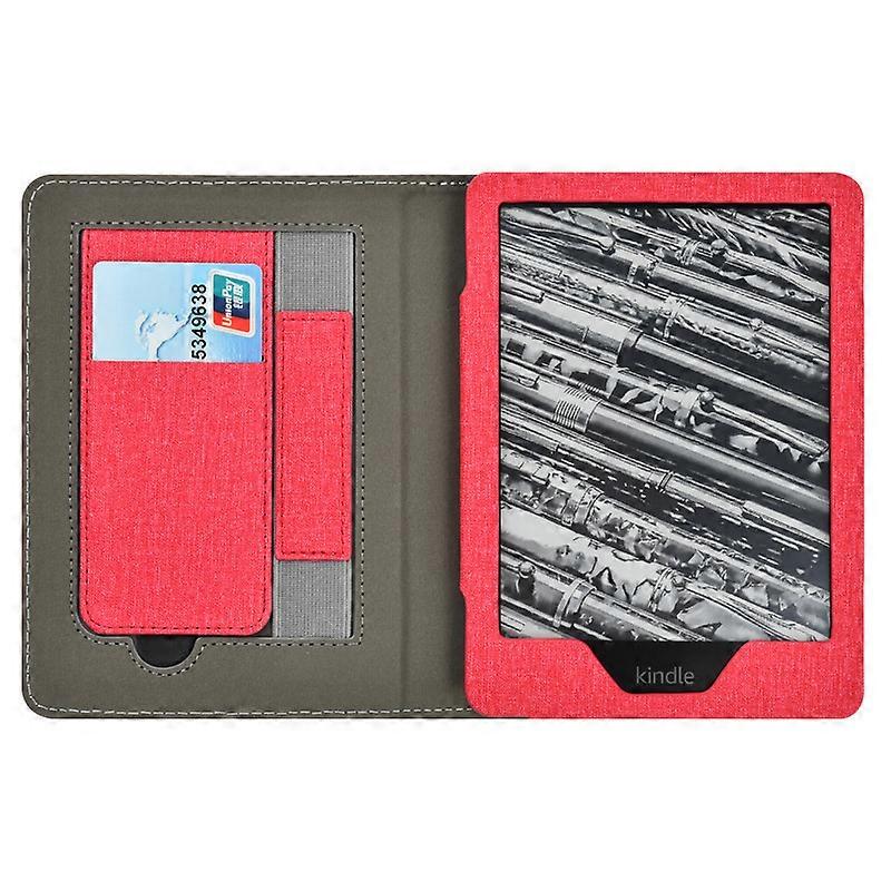 Stand Case for Kindle Paperwhite 6.8 Inch 11th Generation 2021, Premium Case with Card Slot and Hand Strap, Auto Wake/Sleep