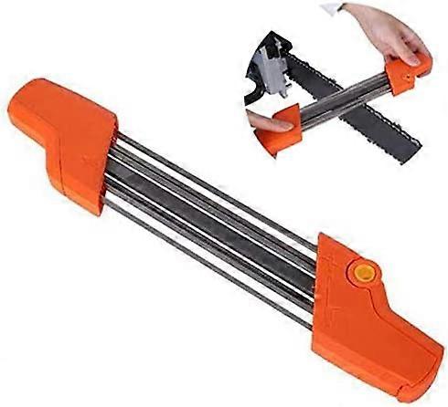 Chainsaw Chain Sharpener,Easy File 2 In 1 Bearing Steel Chainsaw