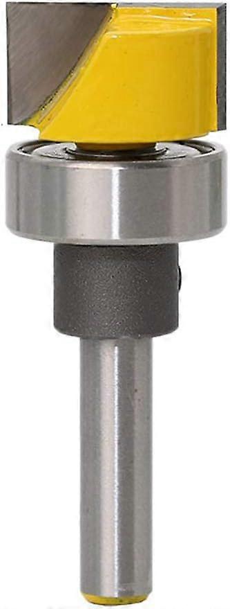 1/4" Shank Flush Trim Hinge Mortise Template Cleaning Bottom Router Bit, 3/4"W X 7/16"H Woodworking Milling Cutter Bit