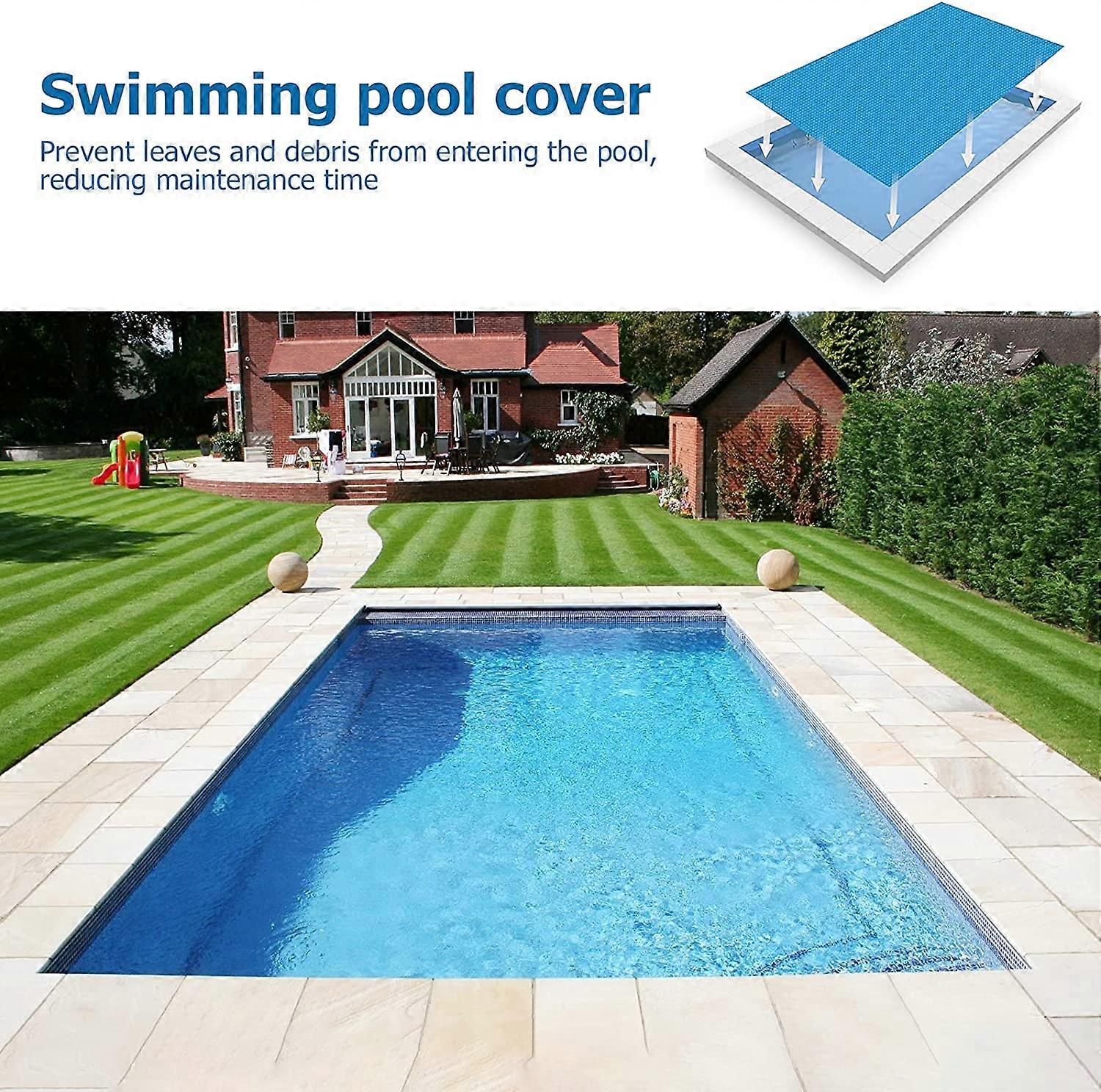 Rectangle Pool Mat, Thermal Insulation Film for Pool Cover, Polyethylene Bubble Protector Cover