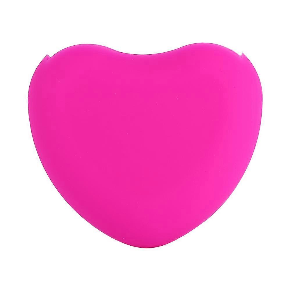 Nettoyant pour pinceaux de maquillage Silicone Cosmétique Fond de teint Poudre Enlever Planche Lavage Épurateur (Rose)