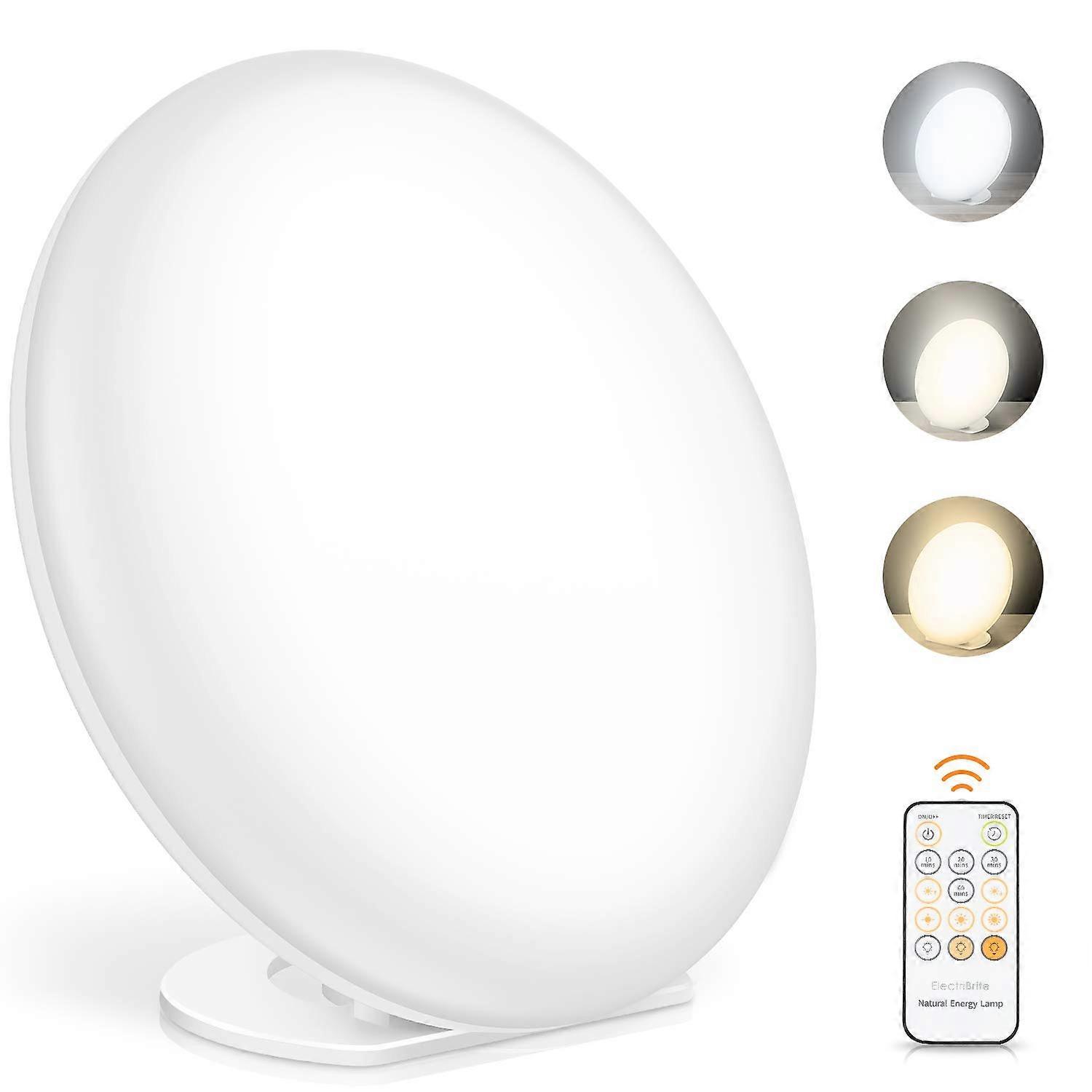 Light Therapy Lamp/SAD Lamp12000 Lux Portable Natural Sunlight Lamp LED Light Box 3 Color Modes,5 Brightness Levels