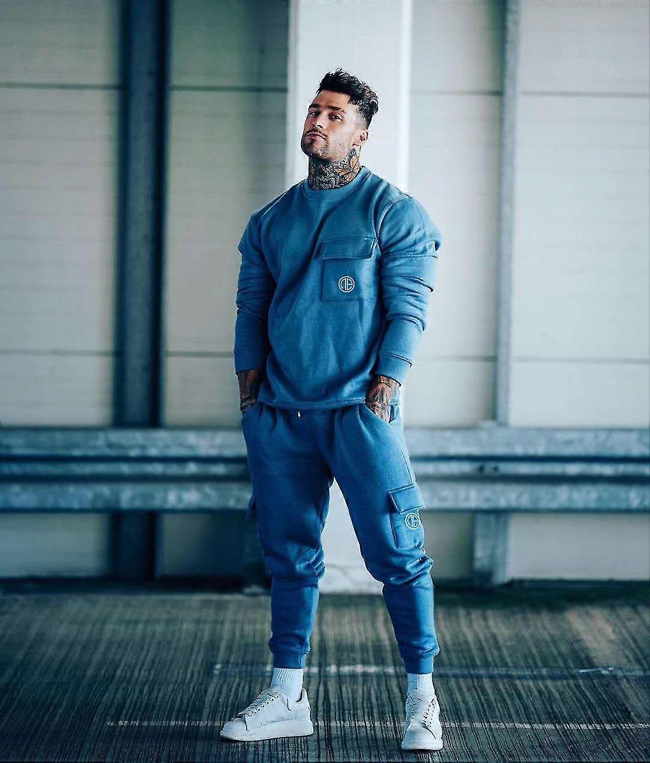 MIMIGO Men's Sports Suit Brand Clothing Men Tracksuit Sets