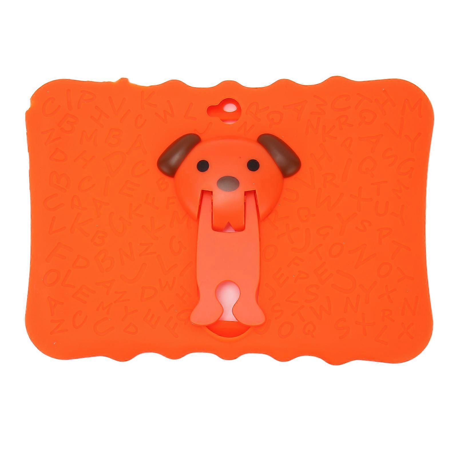 Tablette enfant 7 pouces 4 Go 32 Go 1080p 5 MP, connexion Bluetooth WiFi, quad core, prise UE 100-240 V, orange
