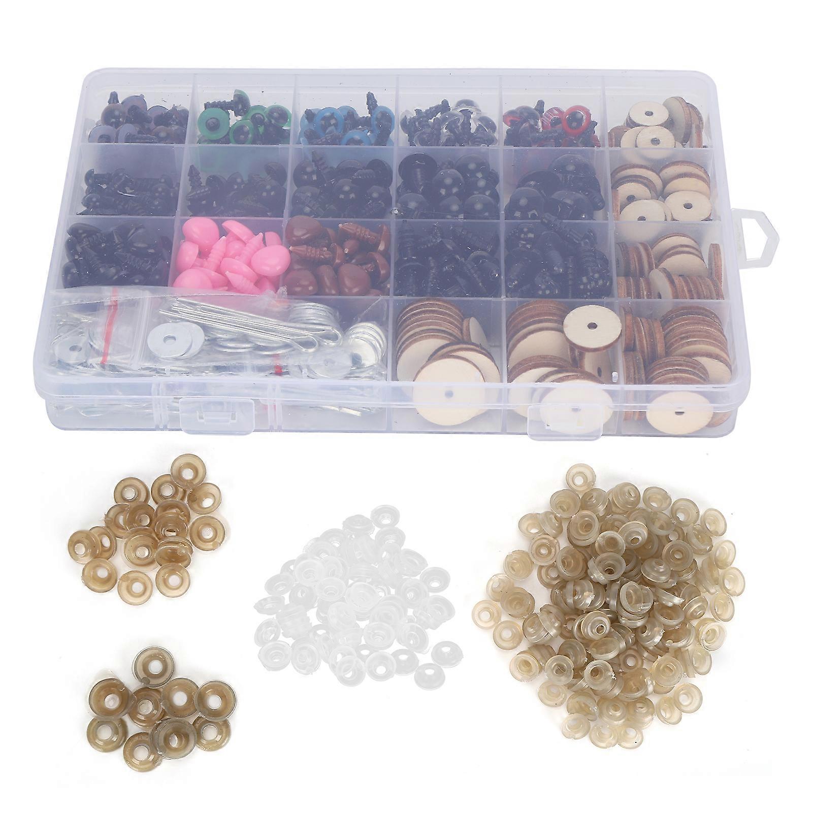 280Pcsプラスチックアイズノーズジョイントクッションぬいぐるみ人形クマぬいぐるみおもちゃアクセサリー