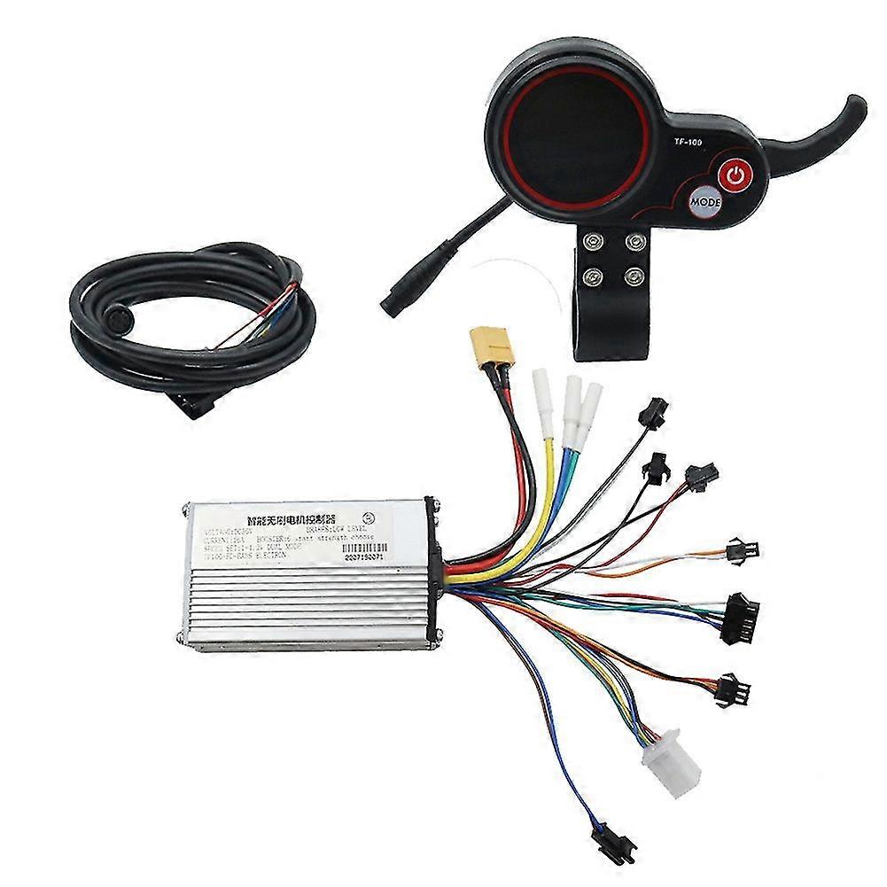 36v 16a Elektroroller-Controller-Armaturenbrett-Kit mit TF-100-Display-Roller für Elektroroller Y