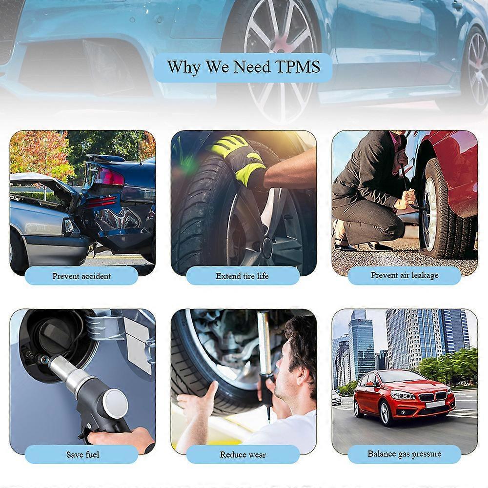 Android navigation car USB tire pressure monitoring system tire pressure temperature detection USB built-in Infineon chip (sensor built-in button batt