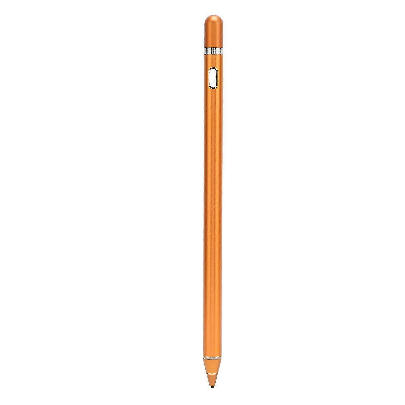Stylus Pen High Sensitivity Smoother Writing USB Charging Lightweight Frosted Surfaces Touch Screen Pens for Tablet Gold