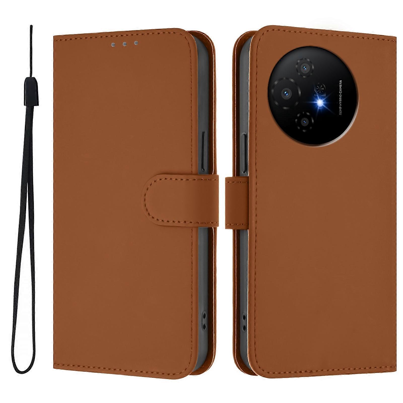 Solid Color PU Case For TCL 50 XL