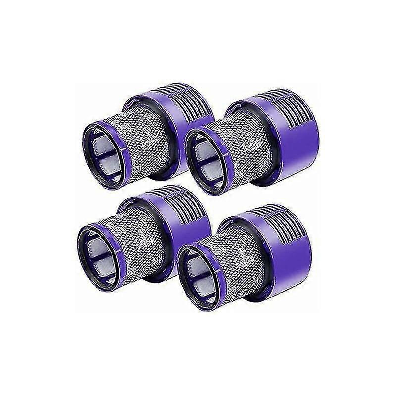 4 Pack V10 Filter For Dyson Vacuum Cleaner, Pack Replacement Filter For Dyson V10, V10 Absolute, V10 Animal, V10 Motorhead, Sv12 Vacuum Cleaner Repl Size 4