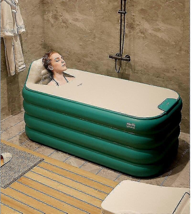 حوض استحمام قابل للنفخ مضخة مدمجة تعمل بالطاقة 160 سم