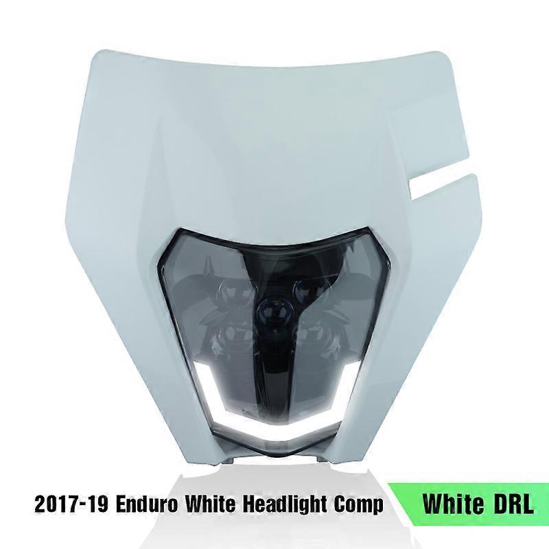 PowerZone אופנוע LED פנס פנס ראש אור סופרמוטו Fairing עבור KTM EXC SXF MX אופני עפר אנדורו LED פנס