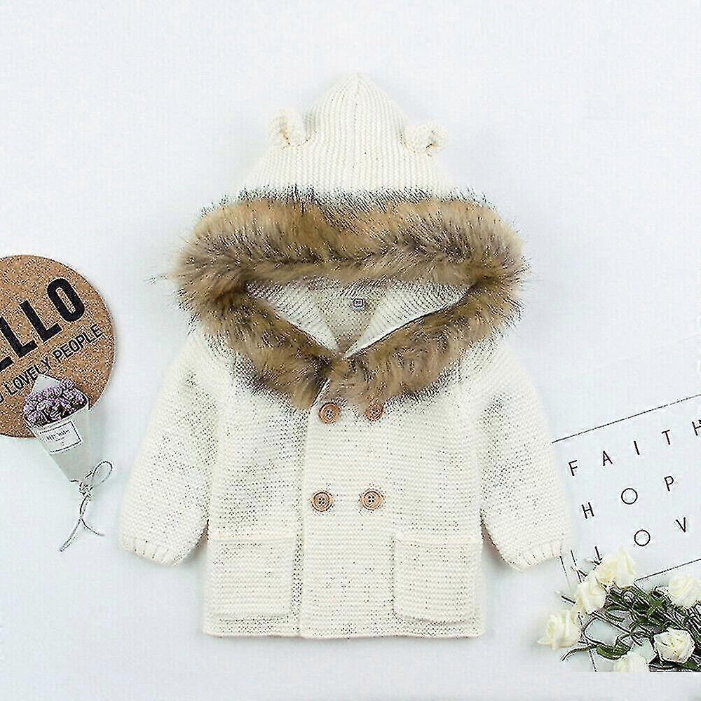 Winter Warm Hooded Fur Collar Jacket