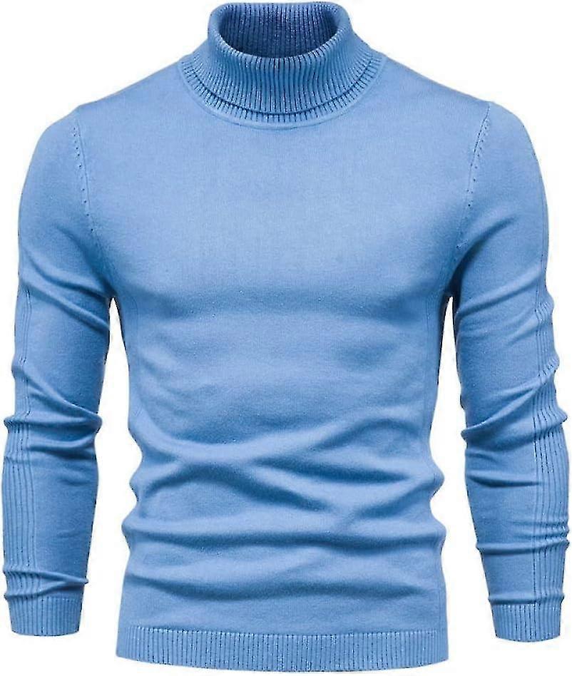 Herren Pullover Pullover - Winter Rollkragenpullover Dicker lässiger einfarbiger Pullover