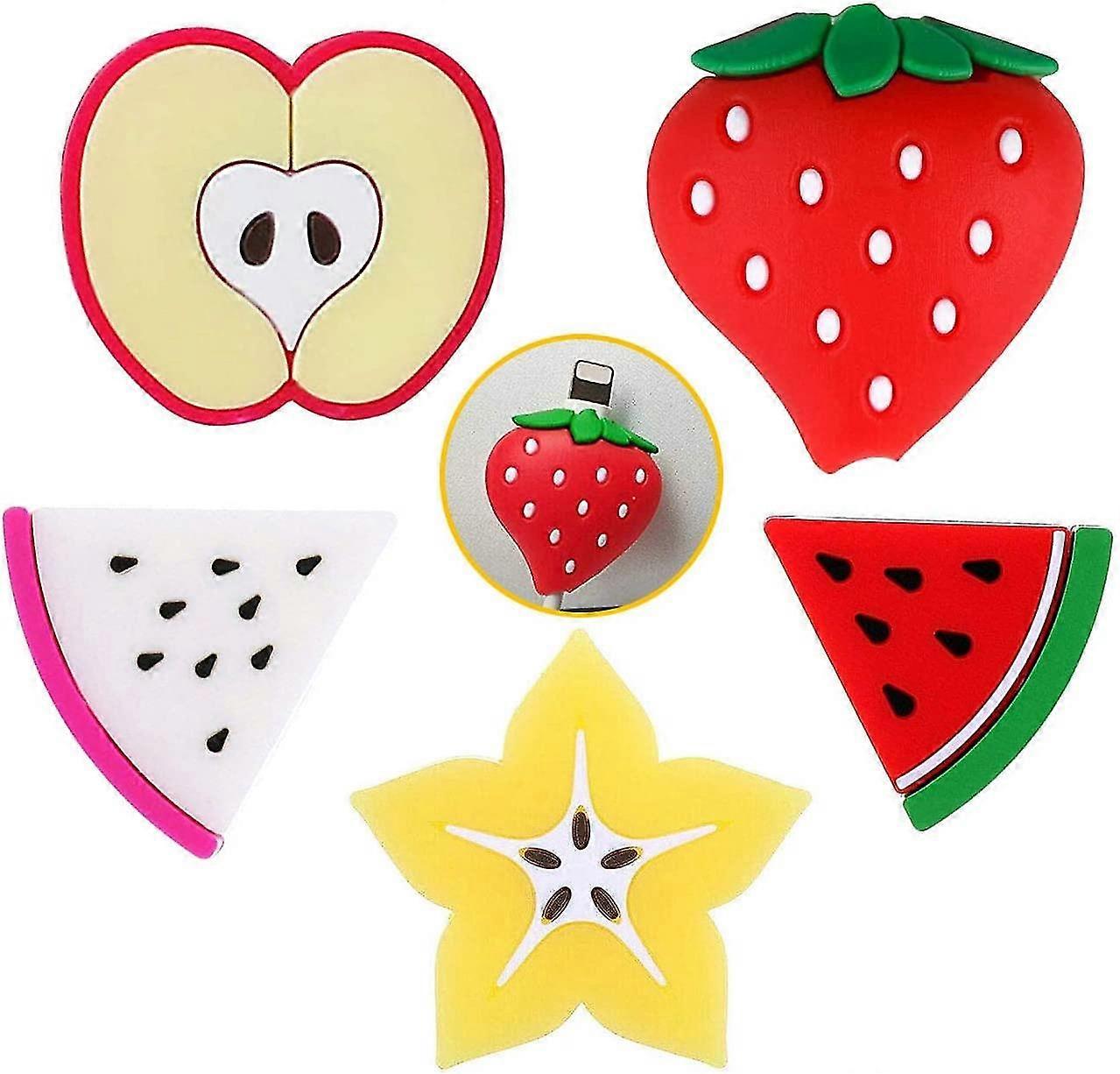 5 Peças Bonito Fruit Cable Protector Cable Bite Protector Charging Cable Accessory