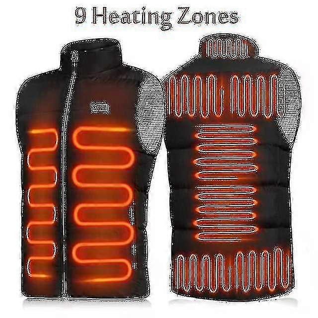 Lyt 9 posti gilet riscaldato uomini donne usb giacca riscaldata riscaldamento abbigliamento termico fiis