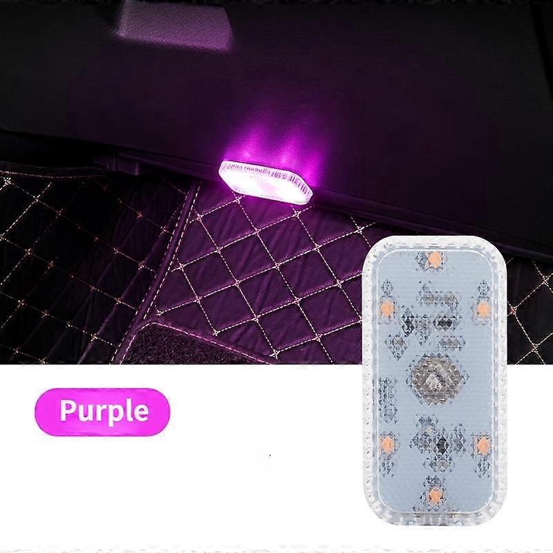 1 Adet Araba L ED Dokunmatik Işık Kablosuz Araba Çatı Okuma Işığı USB Şarj Edilebilir Araba Mini Yüksek Parlaklık Küçük Gece Lambası 2022