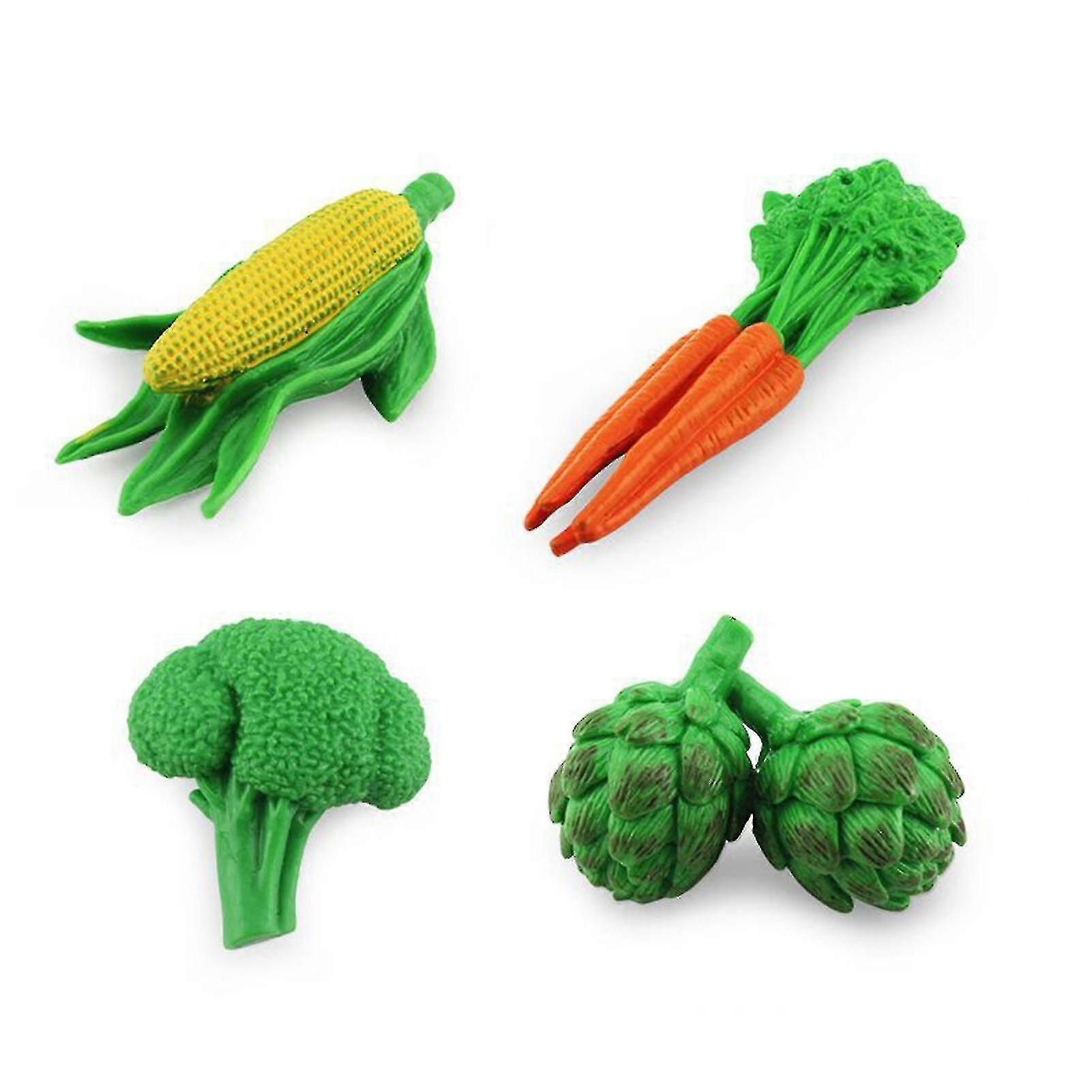 1 Set Vegetable Model Scratch-proof Anti-deform Fadeless Collective High Simulation Apple Banana Fruit Vegetable Model Home Dcor