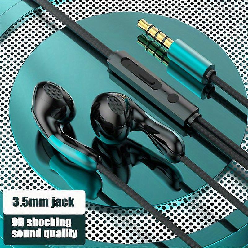 Gaming In-ear E-sports Wired Headphones 9D Shocking Heavy Bass HiFi Stereo Surround Sound Suitable For 3.5mm/type-c Gaming Sports Headphones With Micr