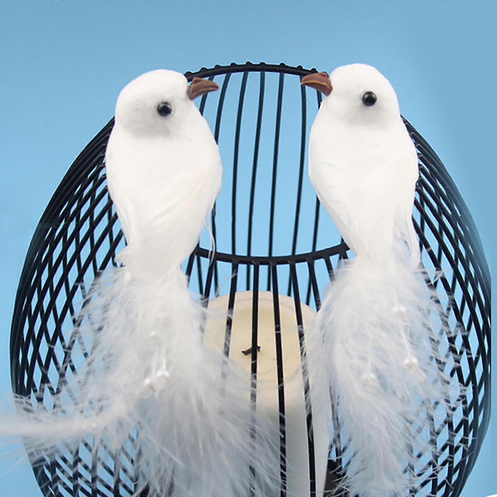 Christmas Simulated Feather Birds