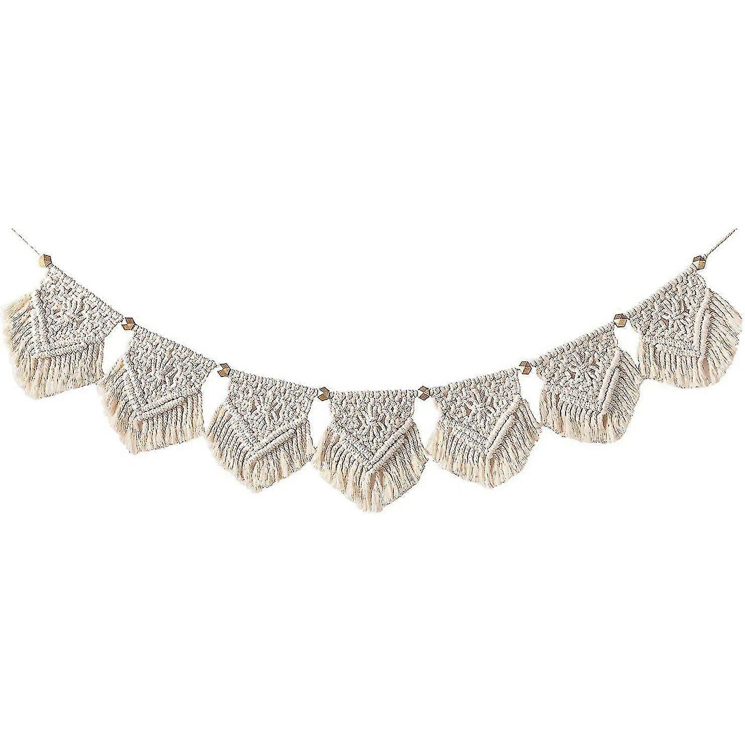Decorative Macrame Wall Hanging Chic Tapestry Woven Wall Decoration, 19 X 100 Cm