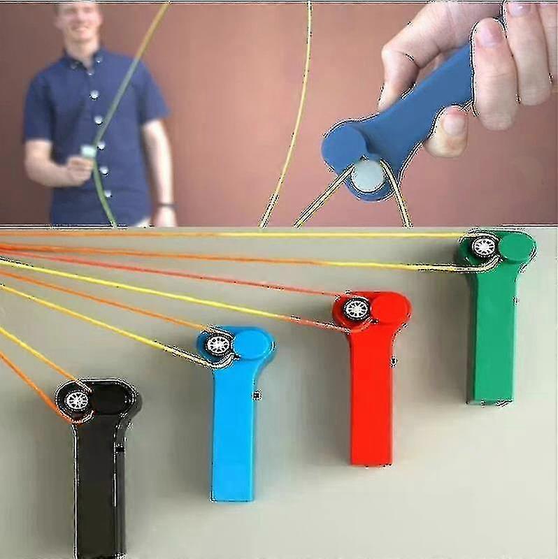 Zipstring Rope Propeller Launcher Funny Electric String Controller Toy