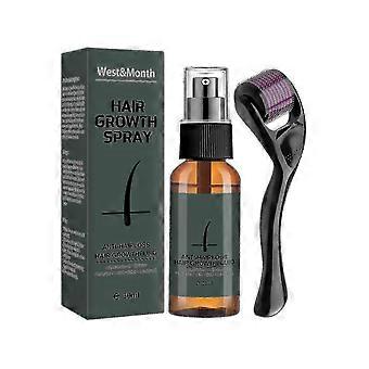 Men's Beard Growth Roller Kit Men's Beard Growth Oil Nourishing Enhancer-30ml - xinxx