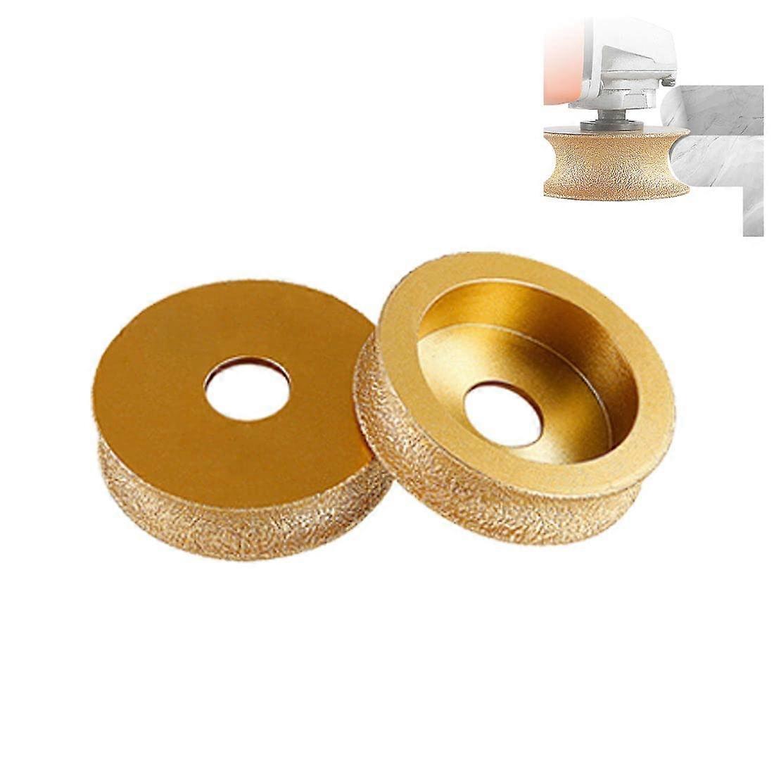 1Pc Diamond Milling Cutter for Outer Edge,75mm Brazed Diamond Half Round Profile